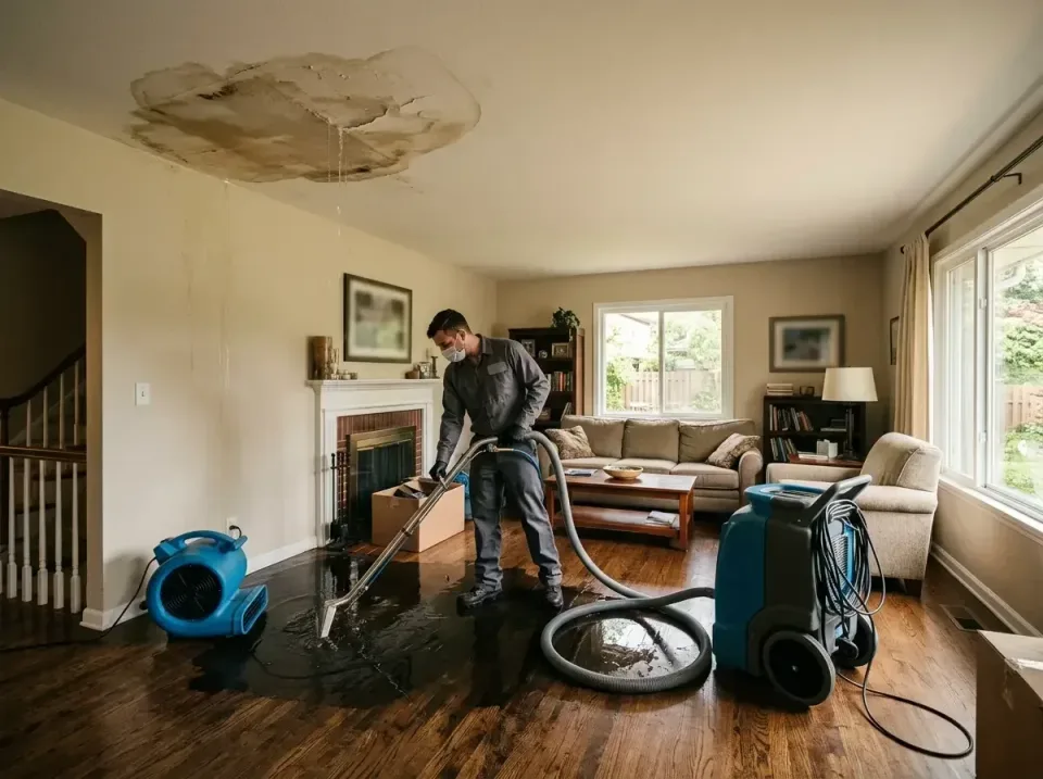attic-pipe-burst-ceiling-drip-008 — frequently asked questions, Water Damage Restoration & Carpet Care in Scottdale, GA